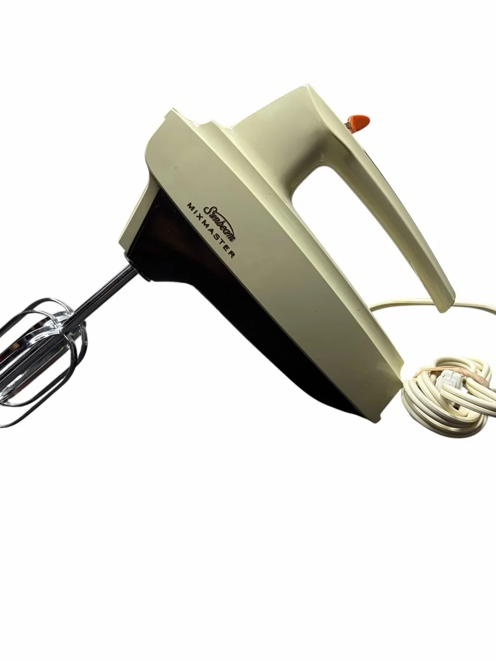 Vintage Sunbeam Mixmaster Hand Mixer 1960s Clean Tested Works
